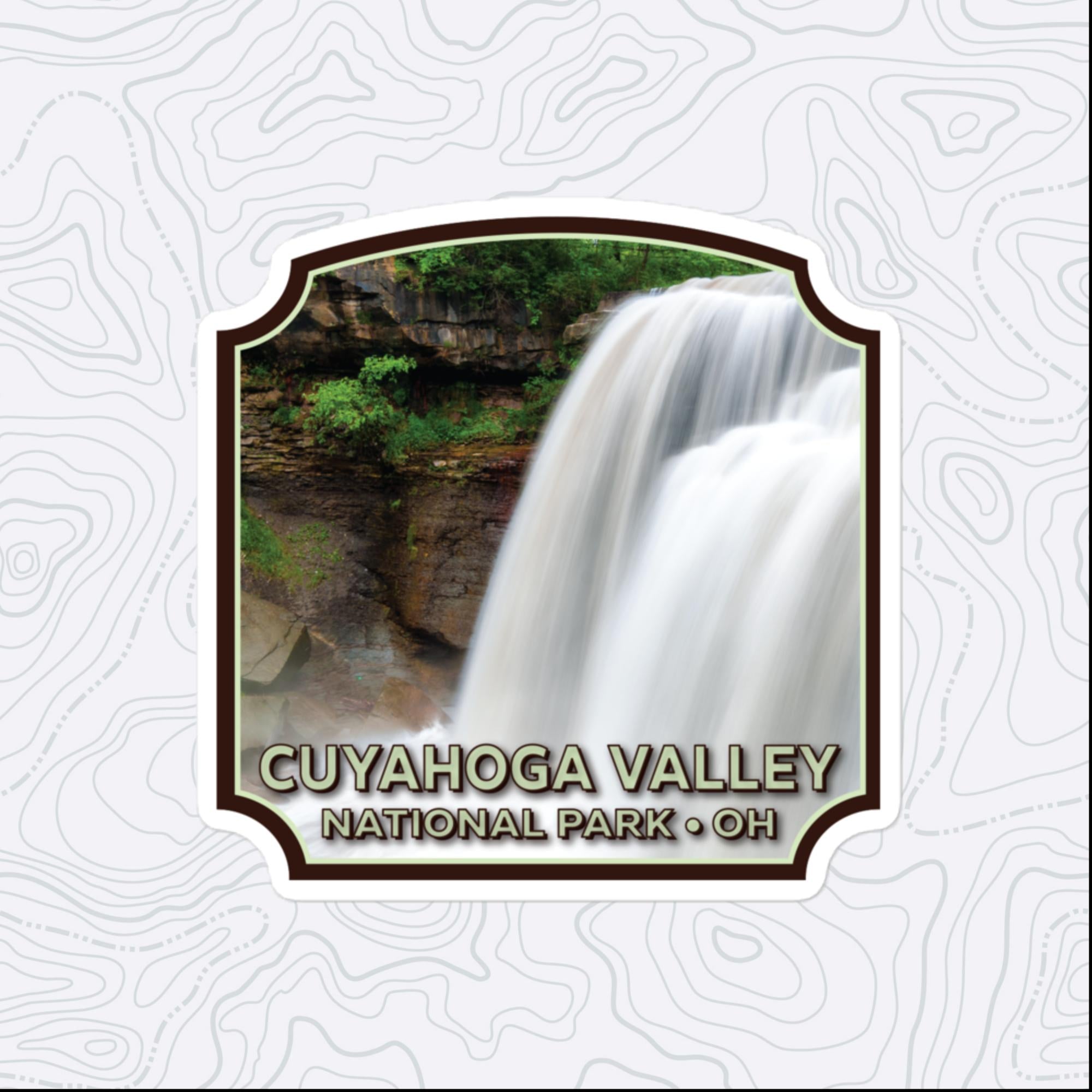 Cuyahoga Valley National Park Sticker, Large 4in Vinyl Sticker