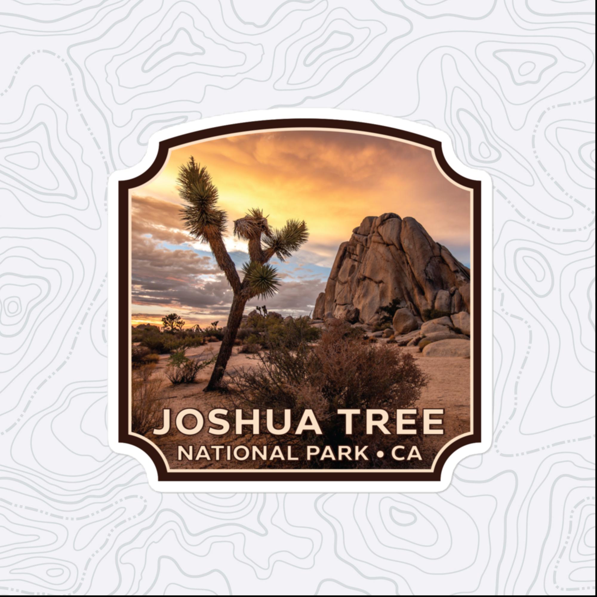 Joshua Tree National Park Sticker, Large 4in Vinyl Sticker