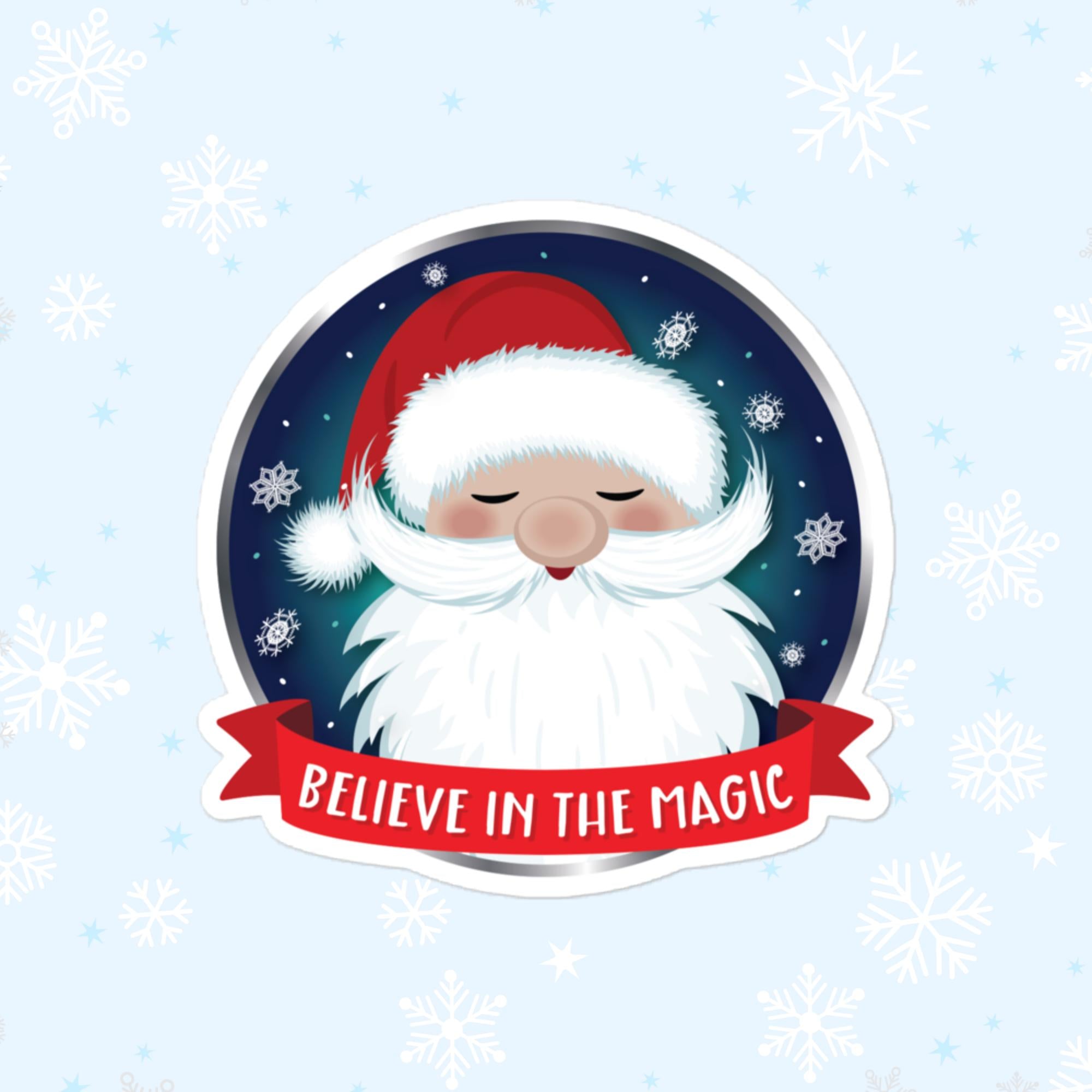 Believe In The Magic Sticker, Large 4in Vinyl Sticker