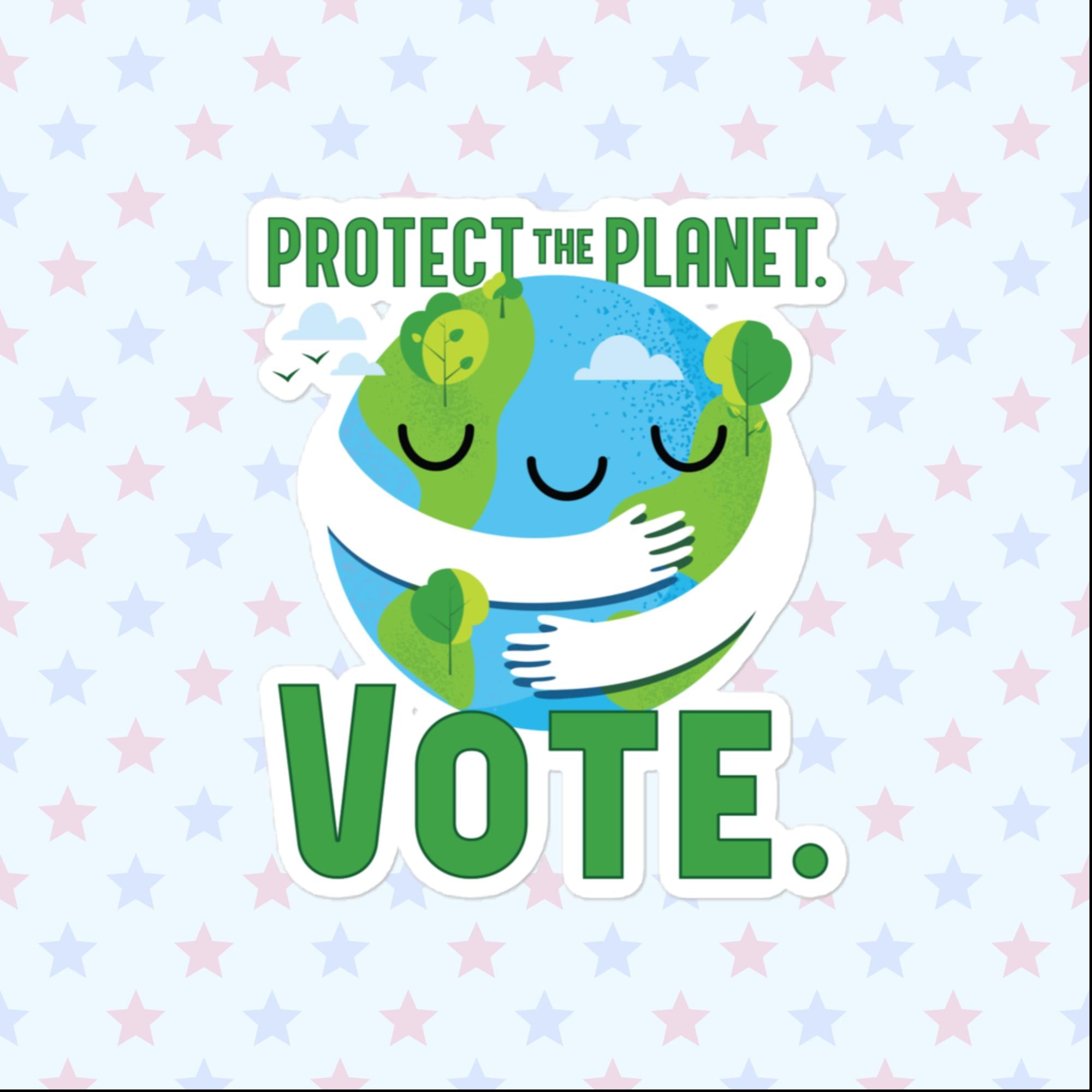 Protect The Planet Sticker, Large 4in Vinyl Sticker