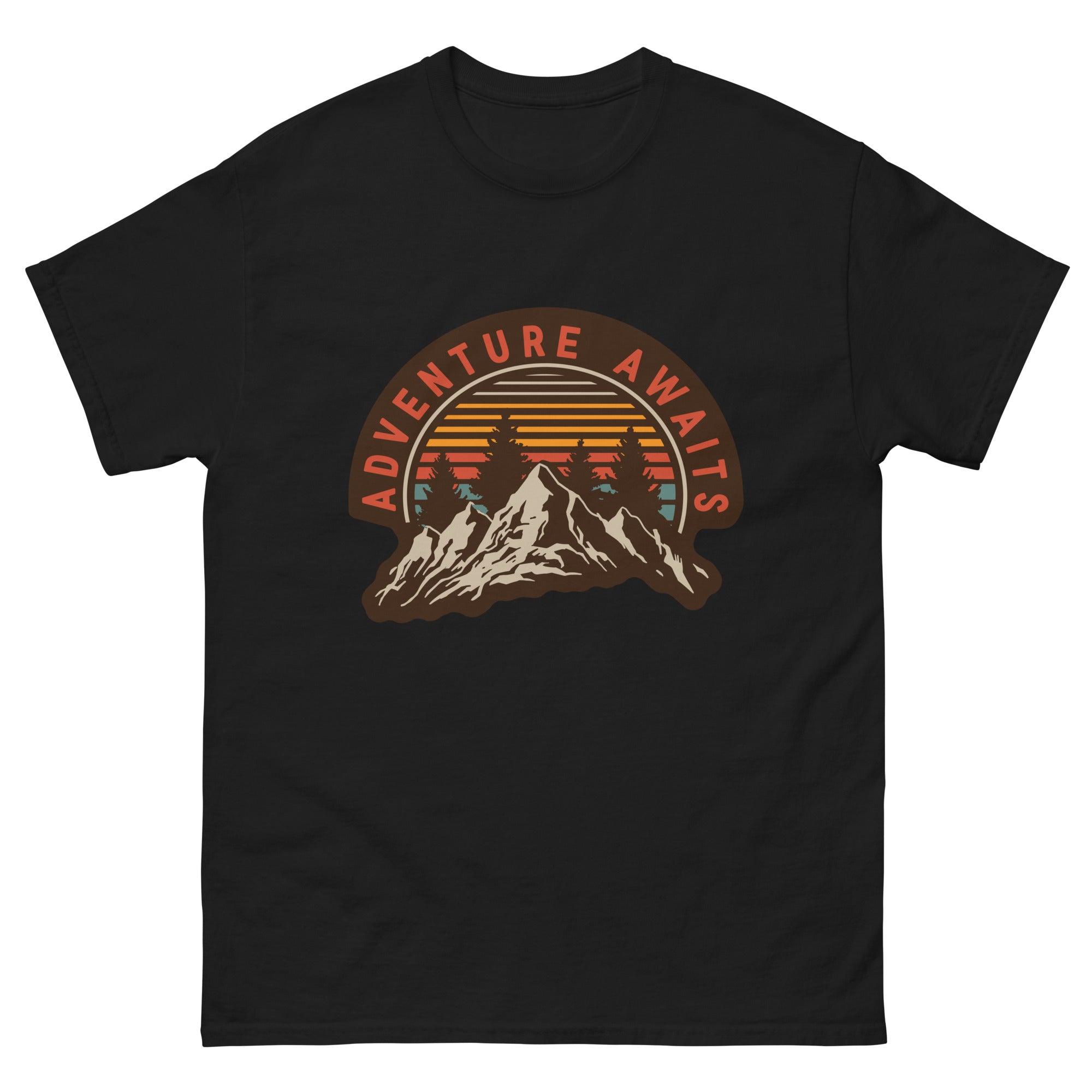 Adventure Awaits Retro Classic T-Shirt