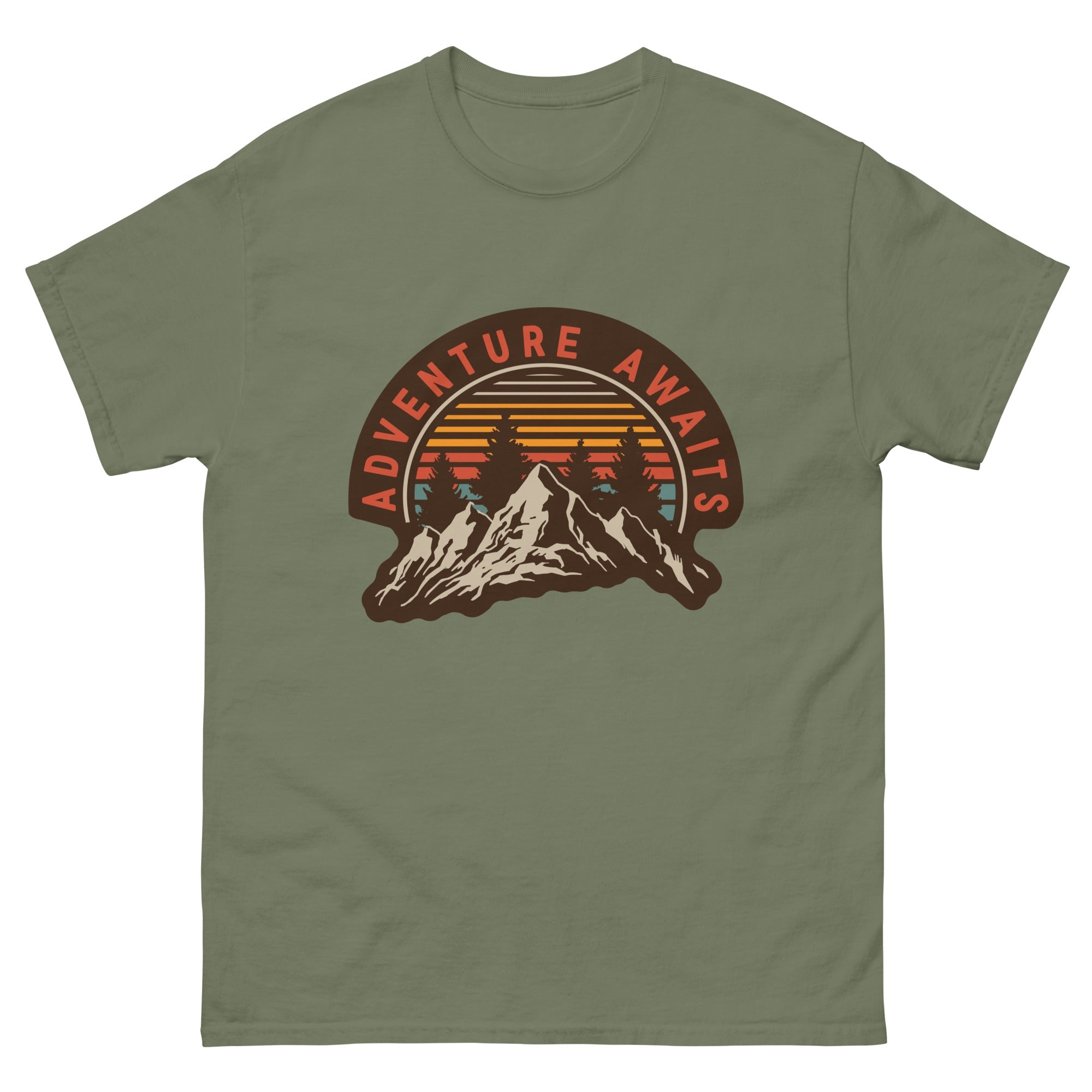 Adventure Awaits Retro Classic T-Shirt