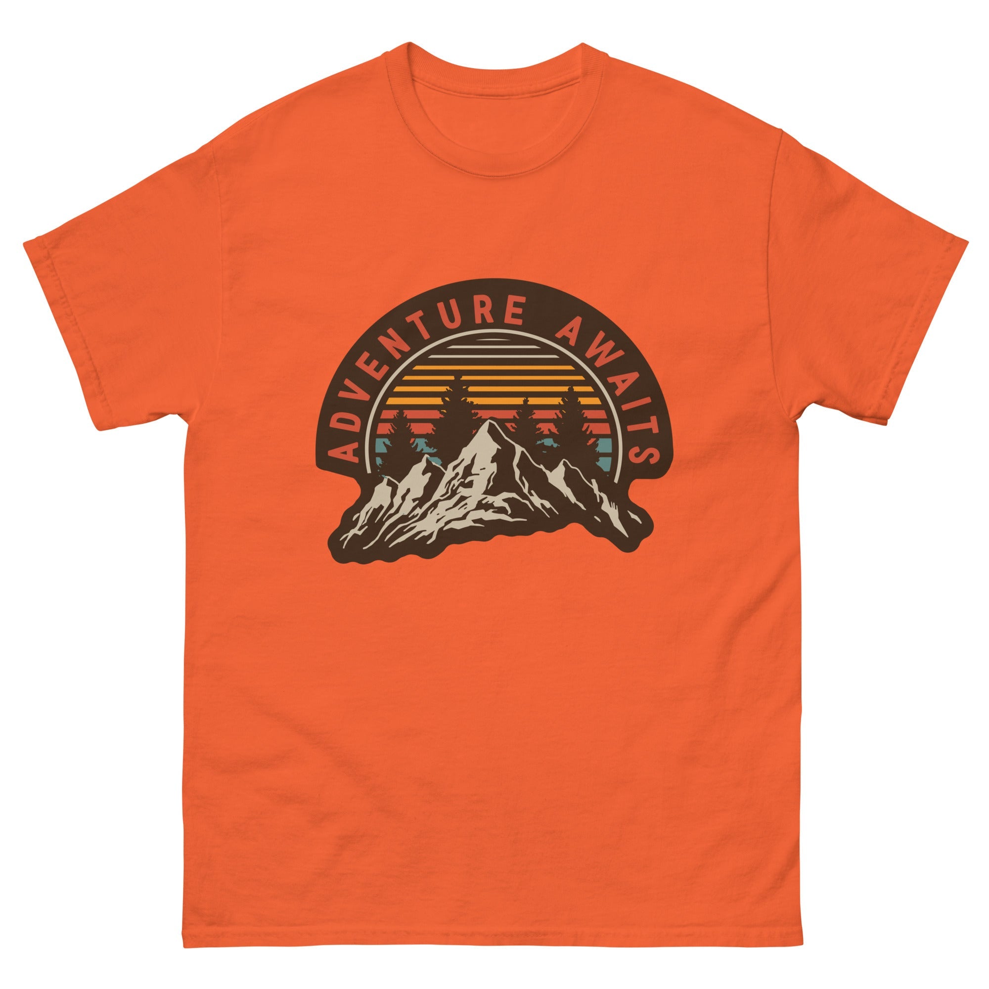 Adventure Awaits Retro Classic T-Shirt