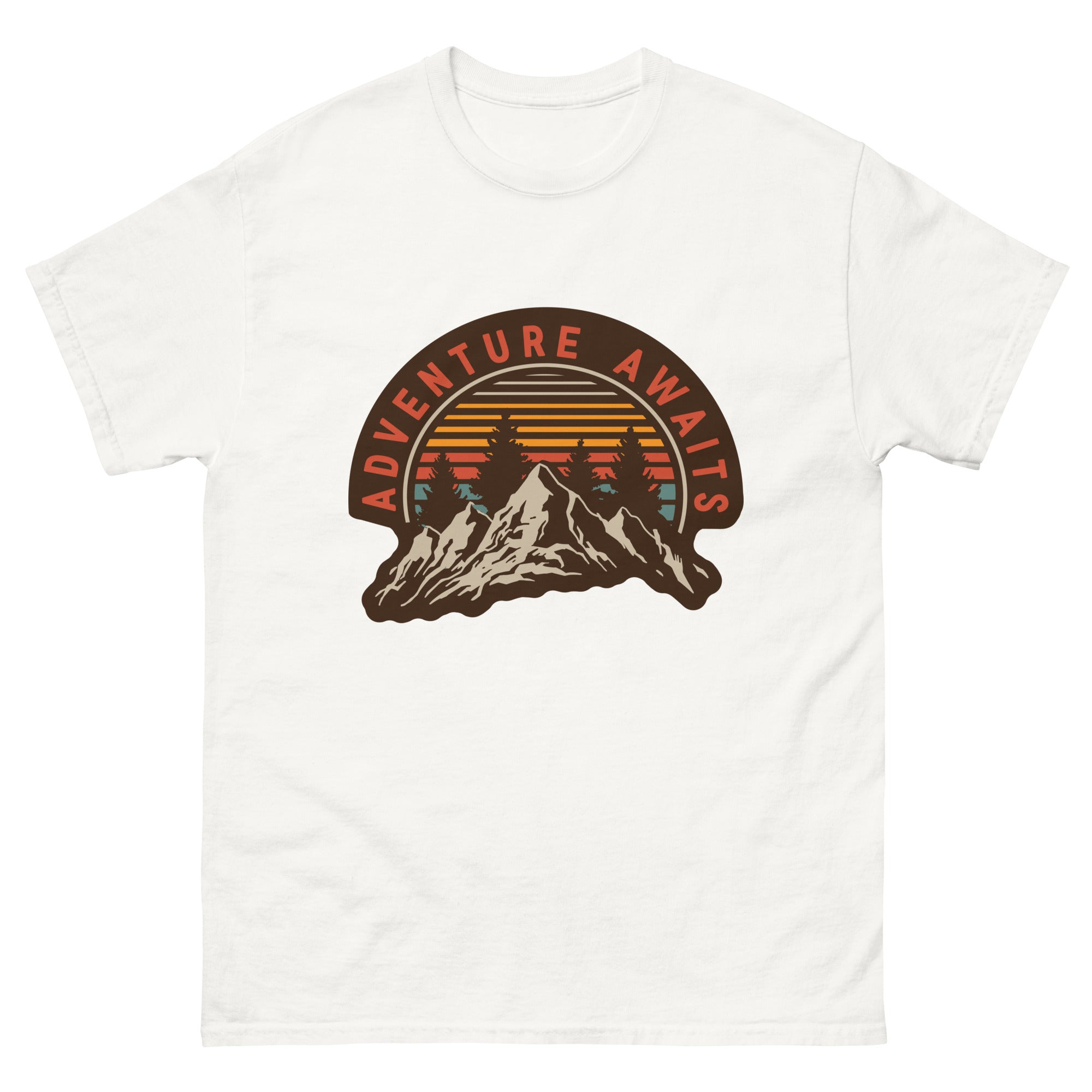 Adventure Awaits Retro Classic T-Shirt