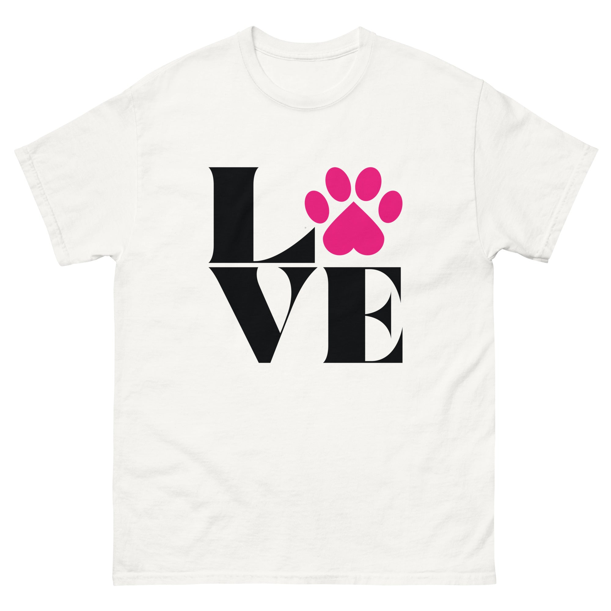 Love Paw Print Classic T-Shirt