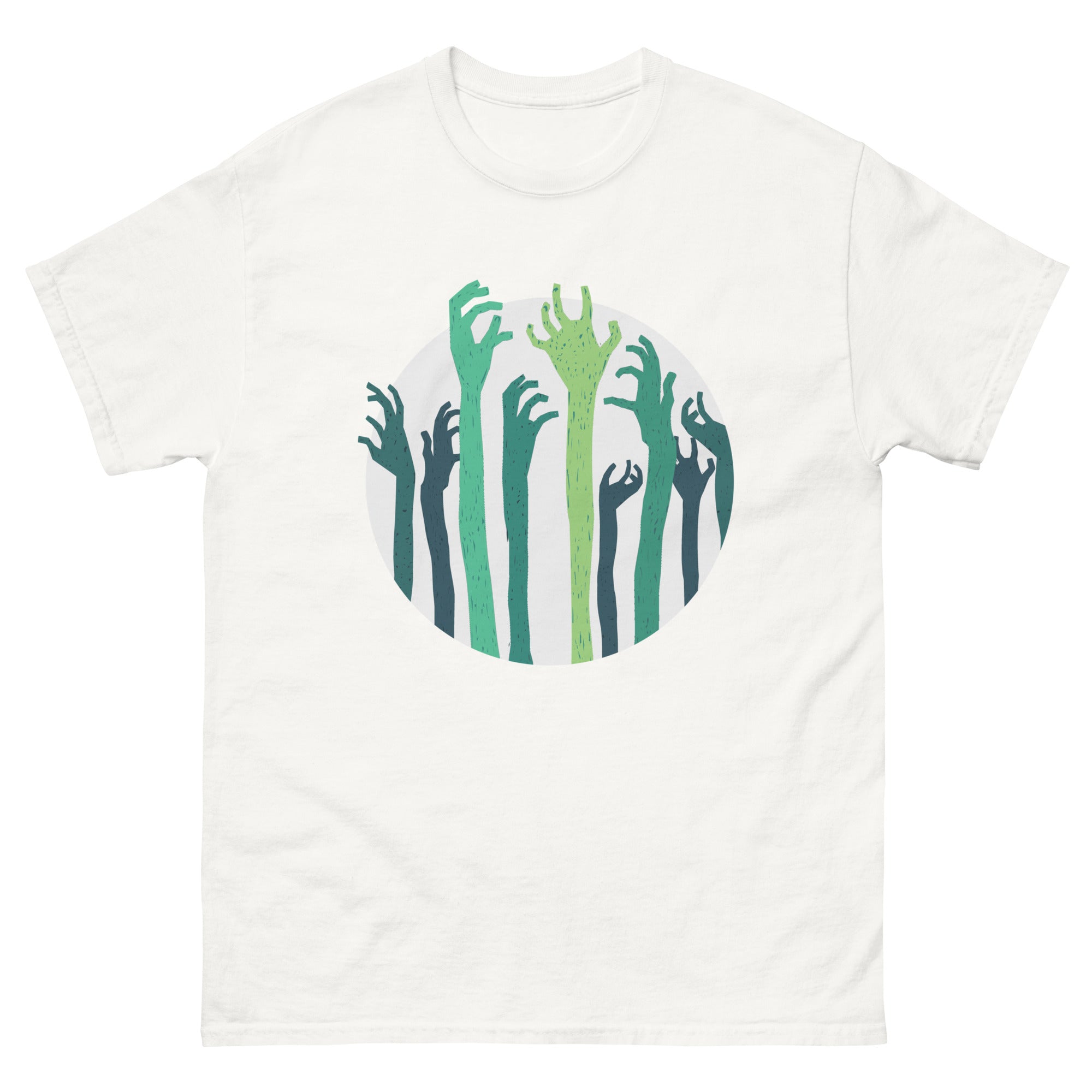 Daylight Zombie Hands Classic T-Shirt