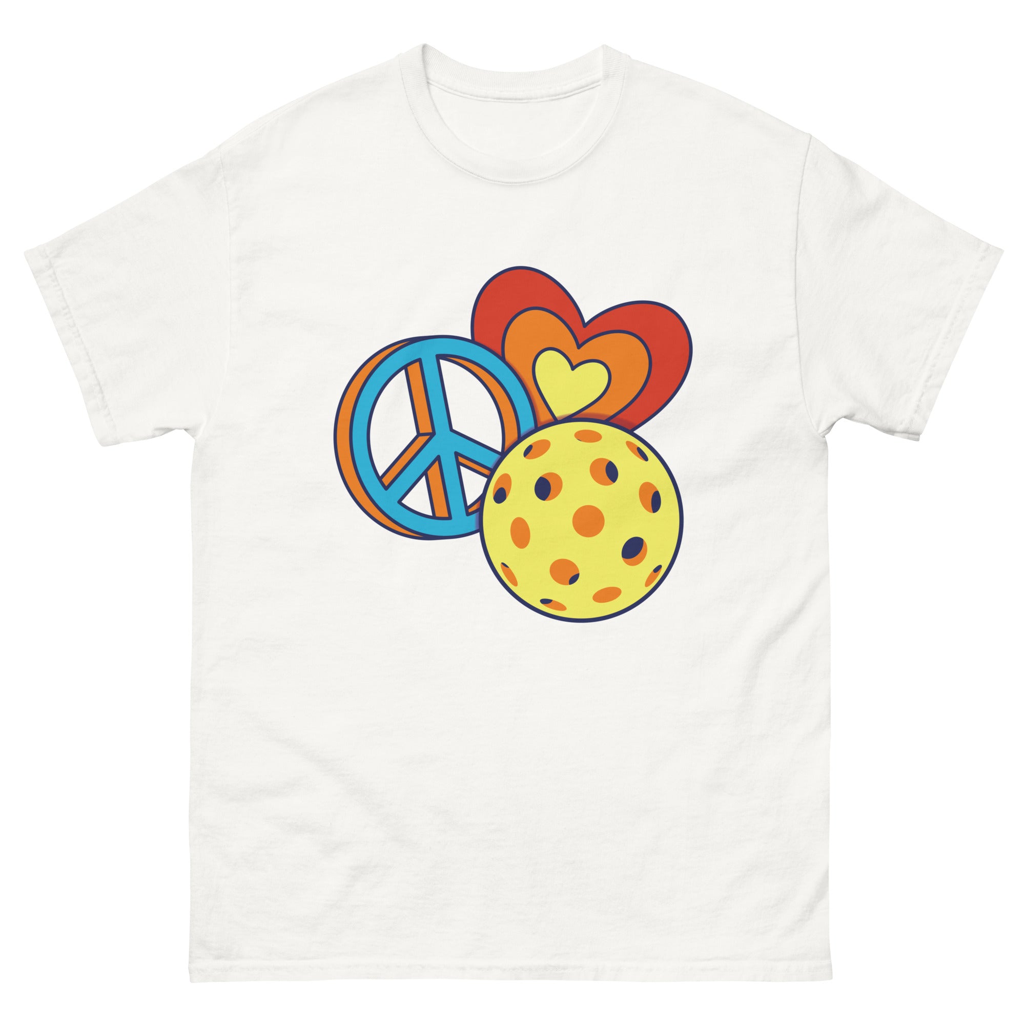 Peace Love Pickleball Classic T-Shirt