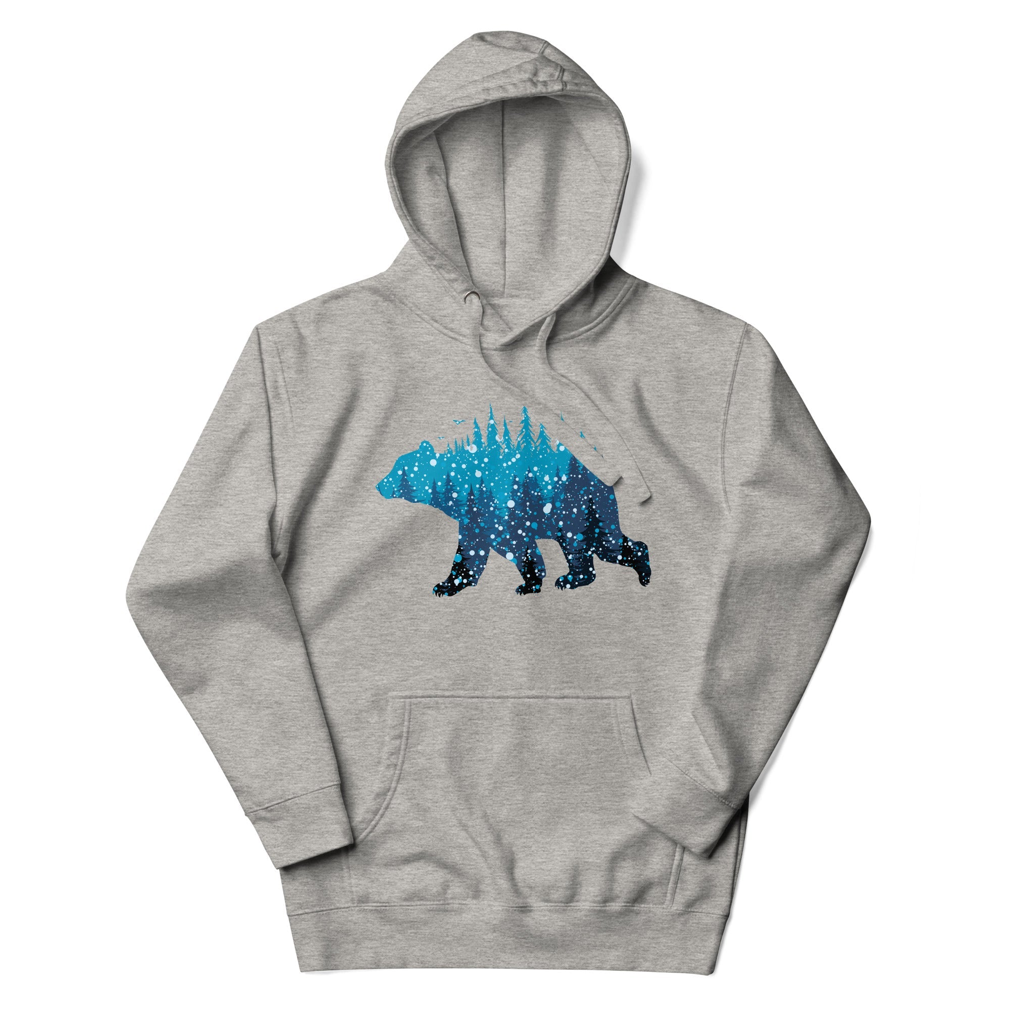 Blue Forest Bear Unisex Hoodie