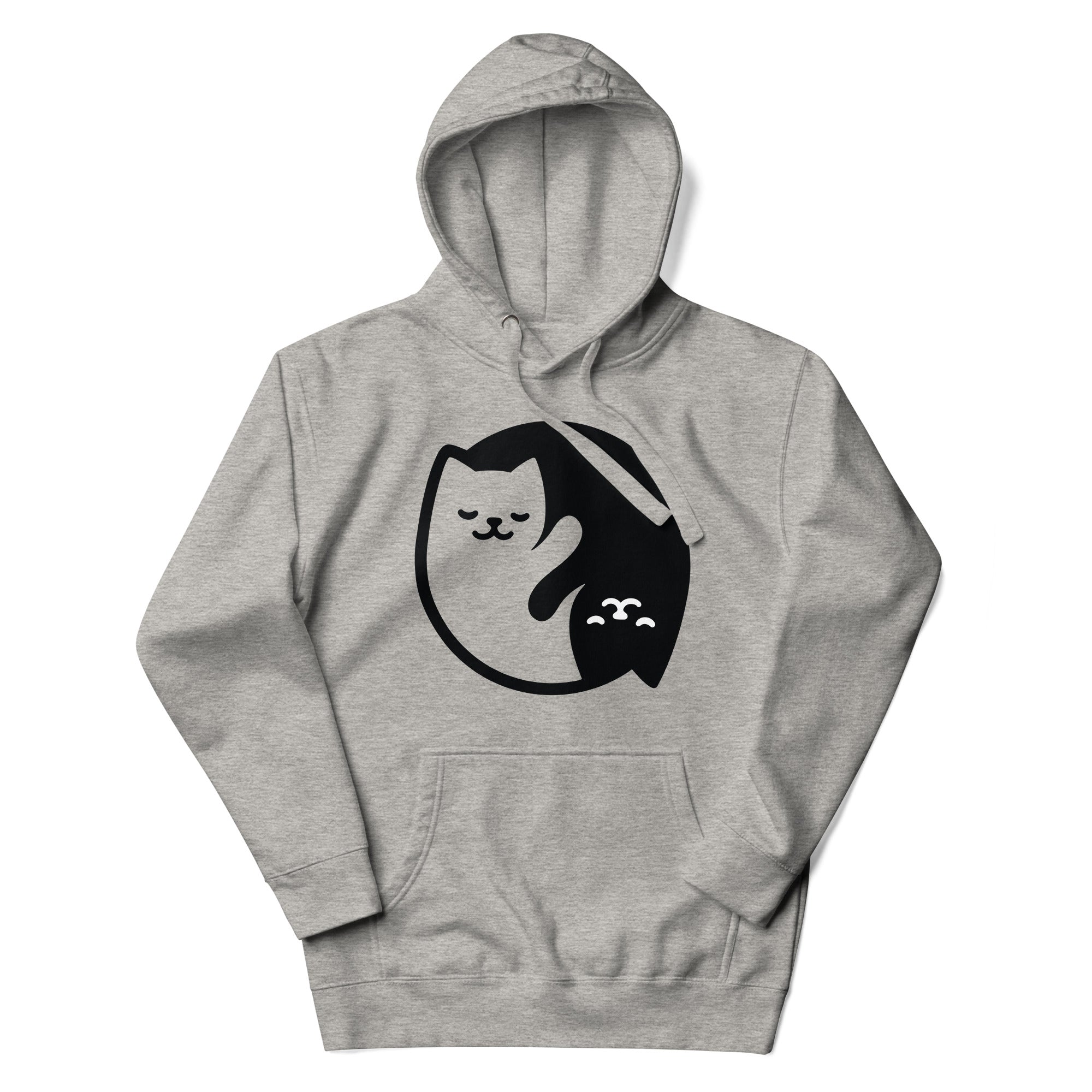 Yin Yang Cat Hoodie