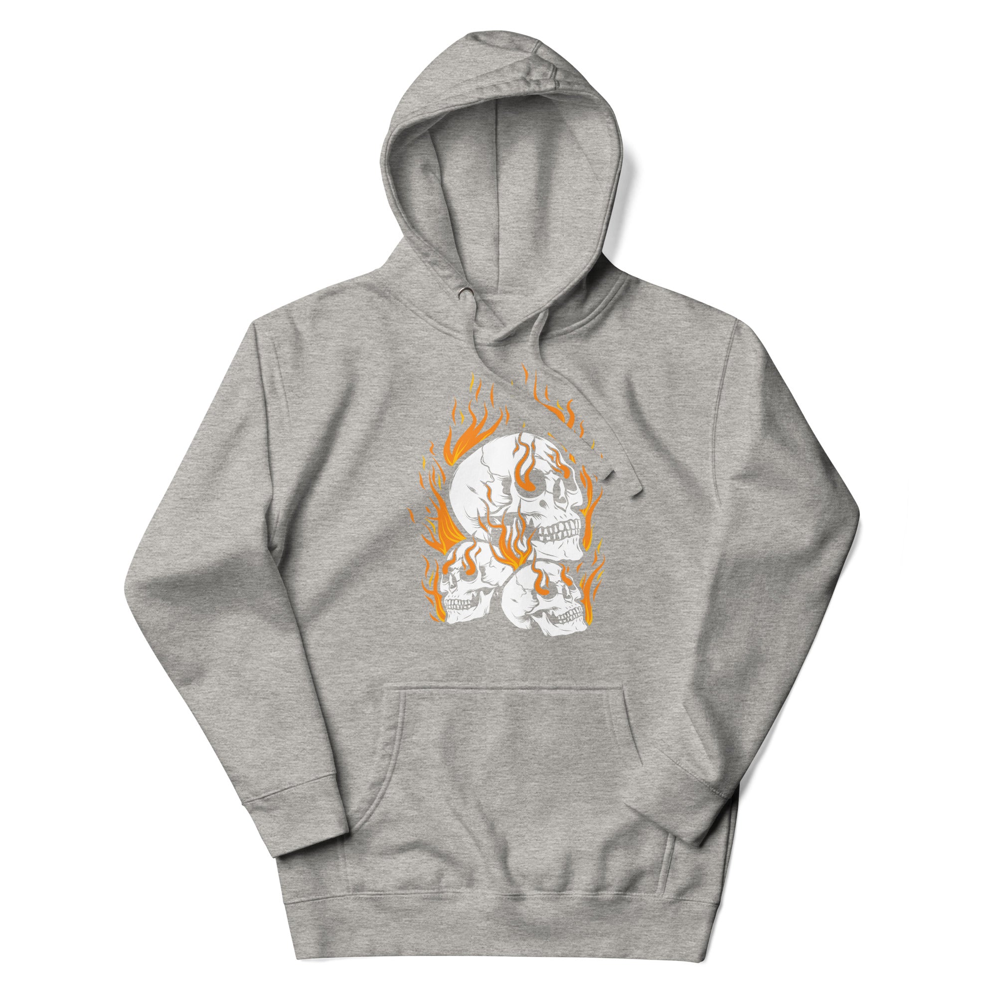 Flaming Skulls Hoodie