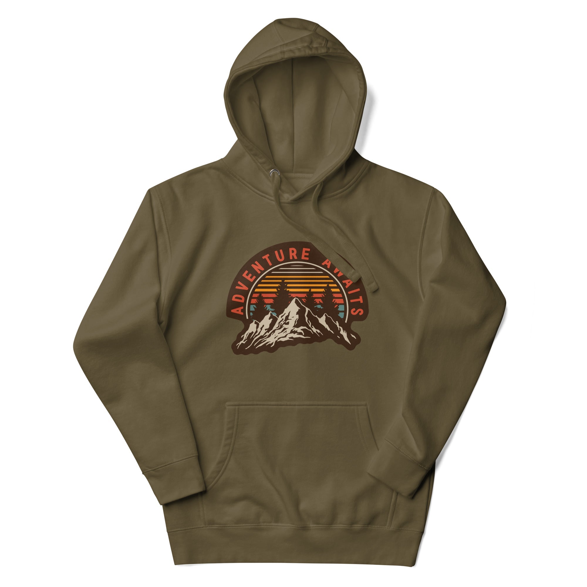 Adventure Awaits Retro Hoodie