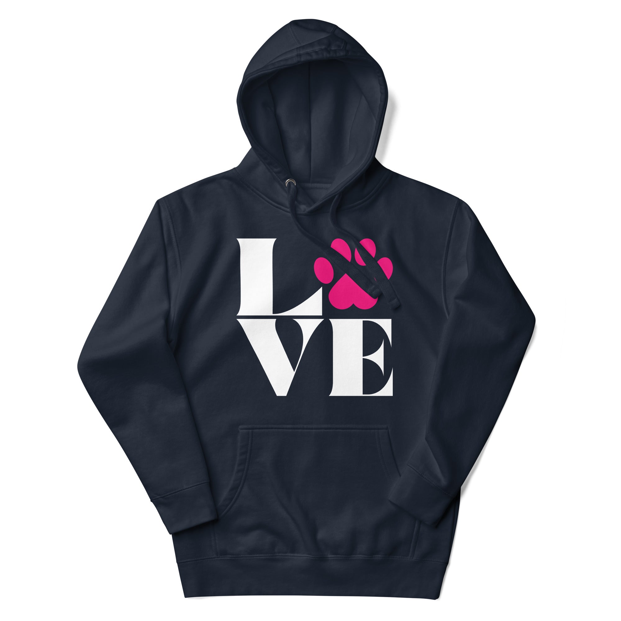 Love Paw Print Hoodie