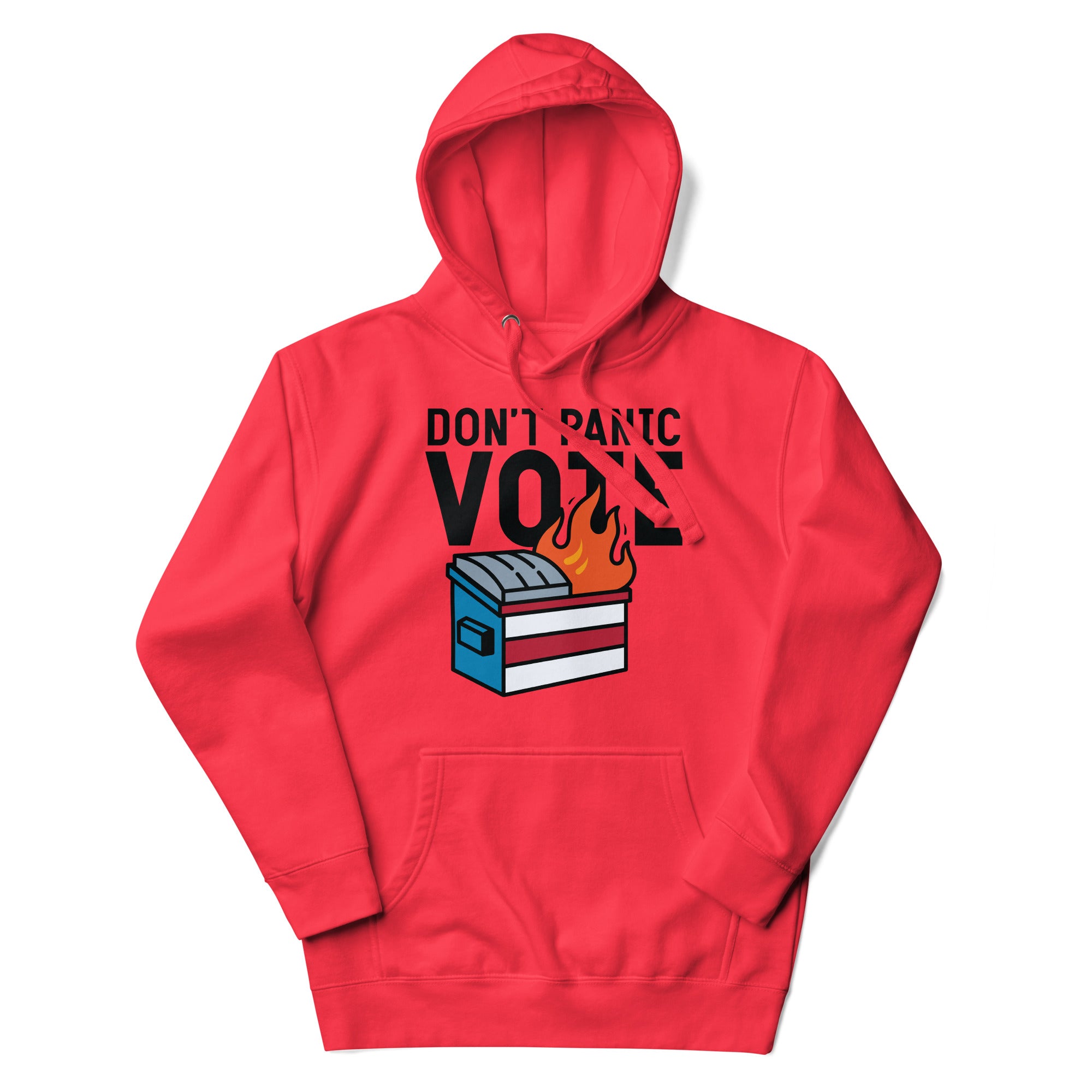 Don't Panic Dumpster Fire Hoodie