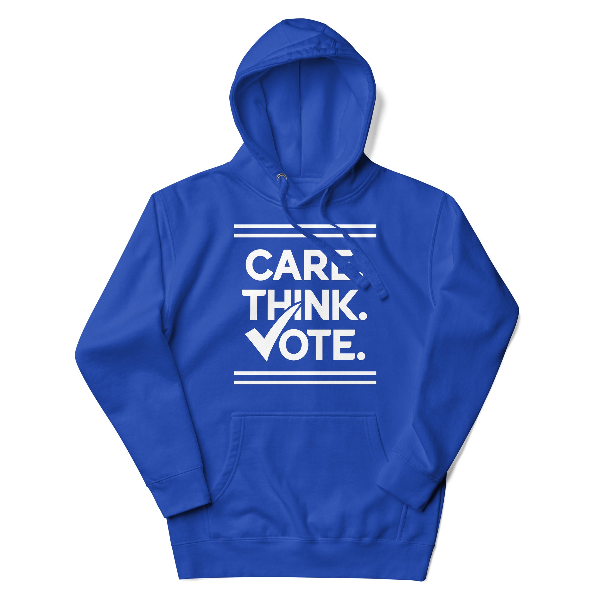 Care Think Vote Hoodie