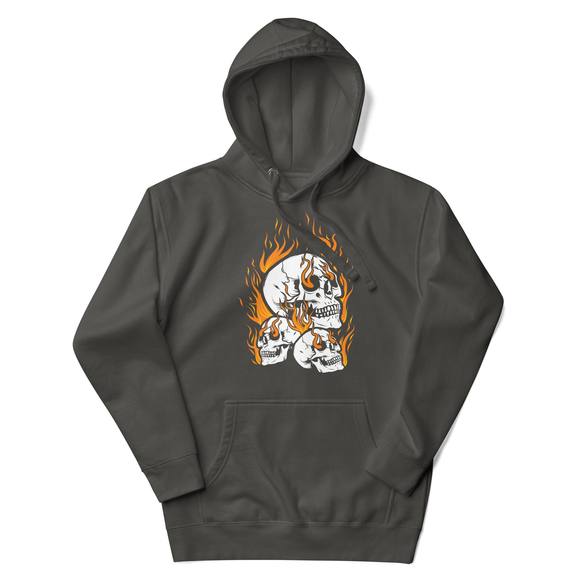 Flaming Skulls Hoodie