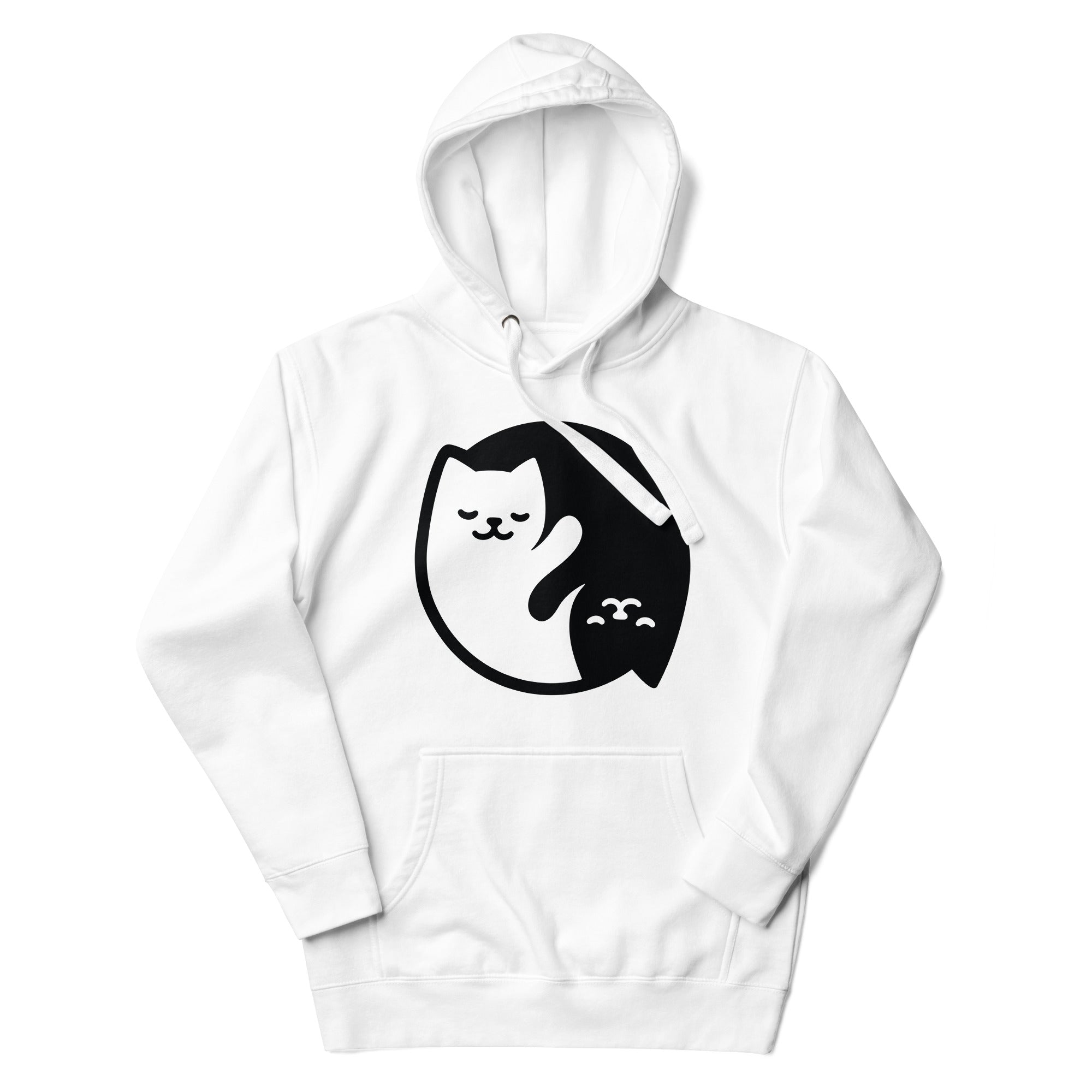 Yin Yang Cat Hoodie