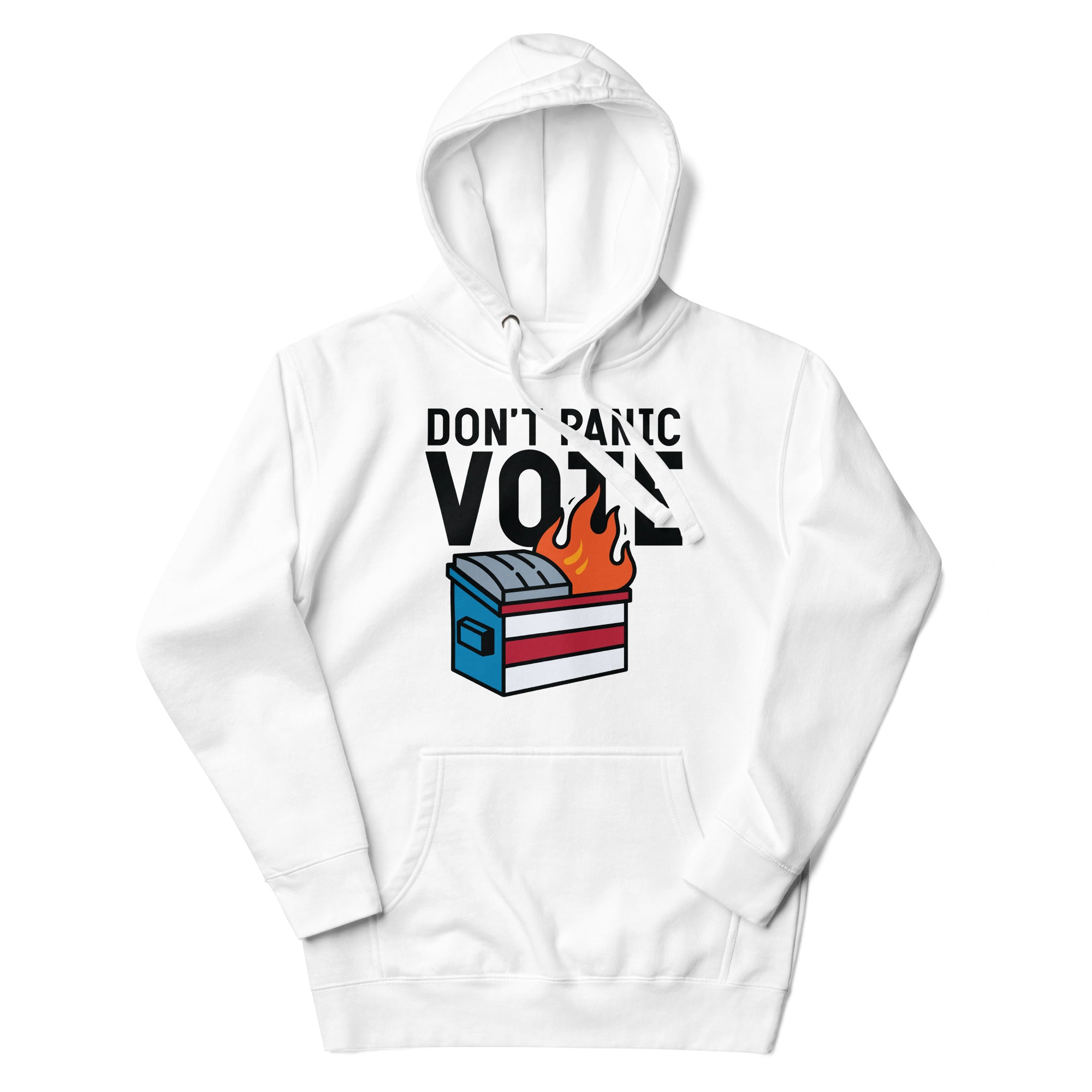 Don't Panic Dumpster Fire Hoodie