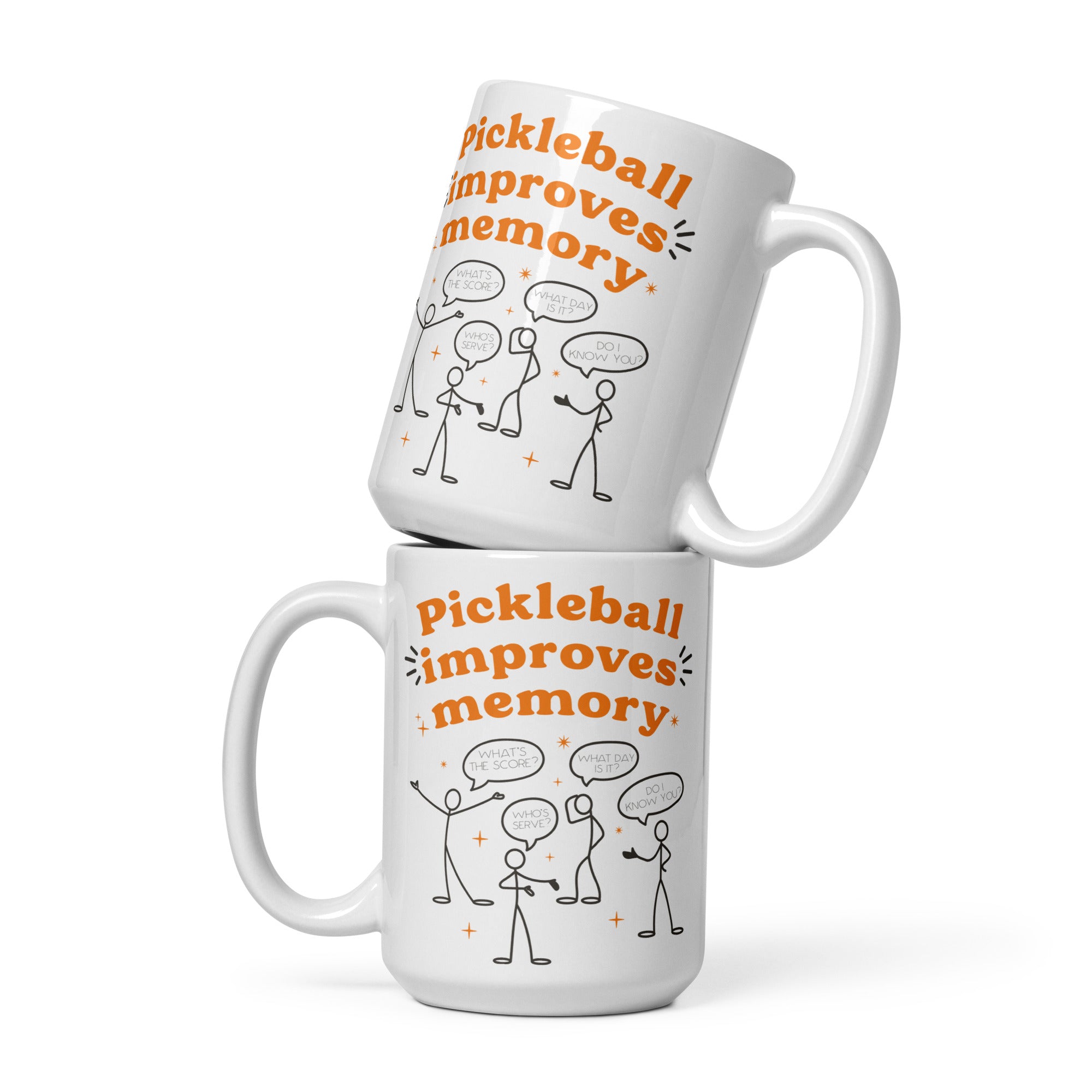 Pickleball Improves Memory Mug