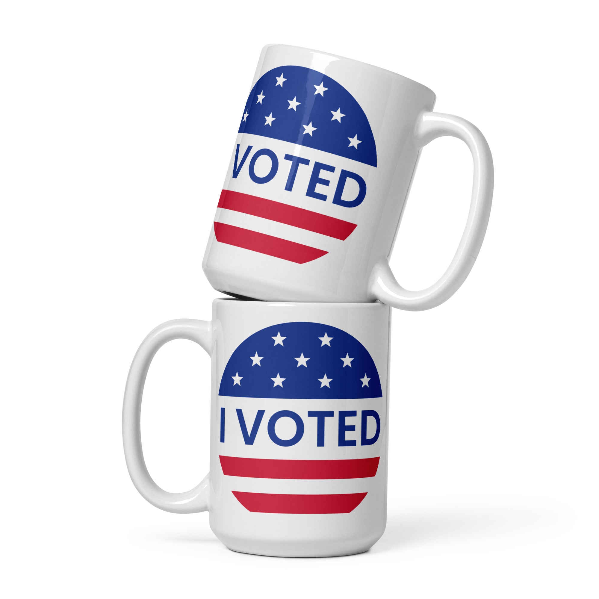 I Voted Sticker Mug