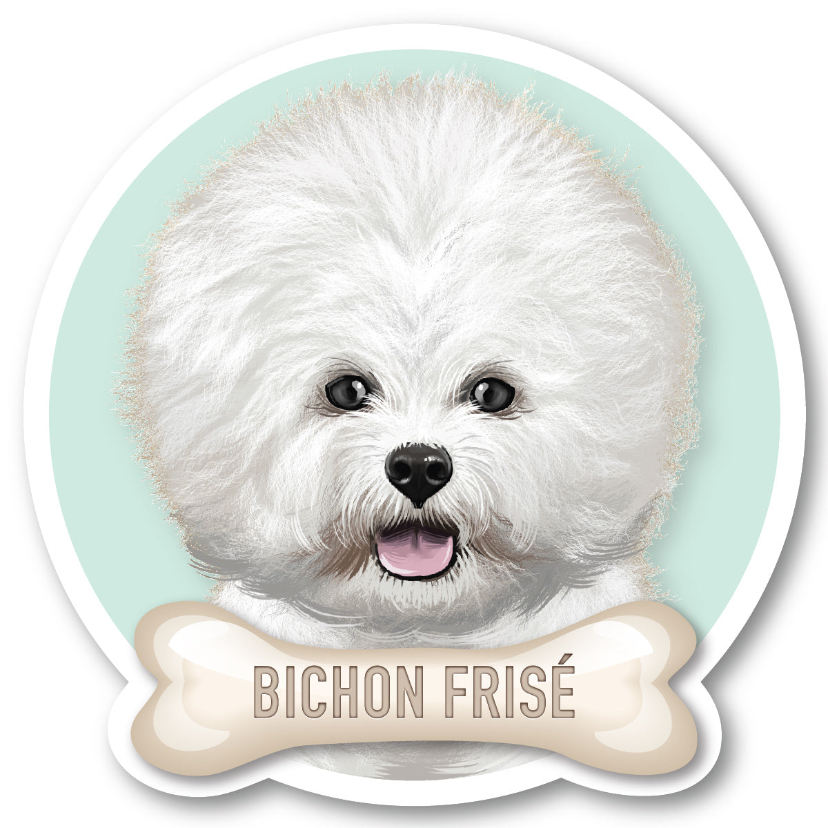 Bichon Frisé Vinyl Sticker