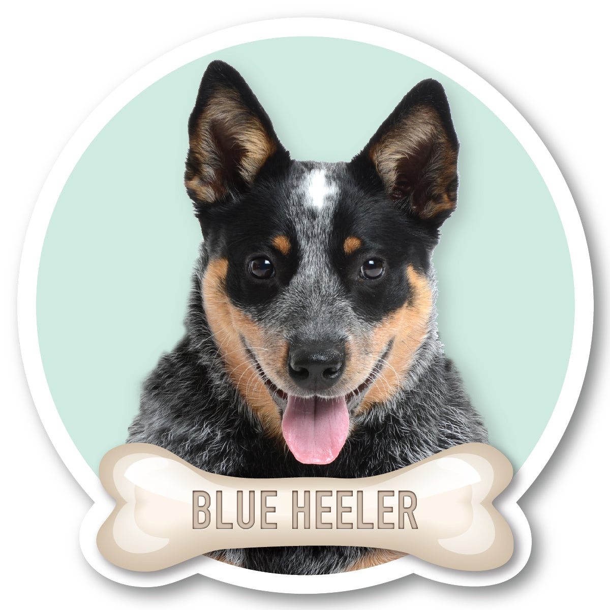 Blue Heeler Vinyl Sticker