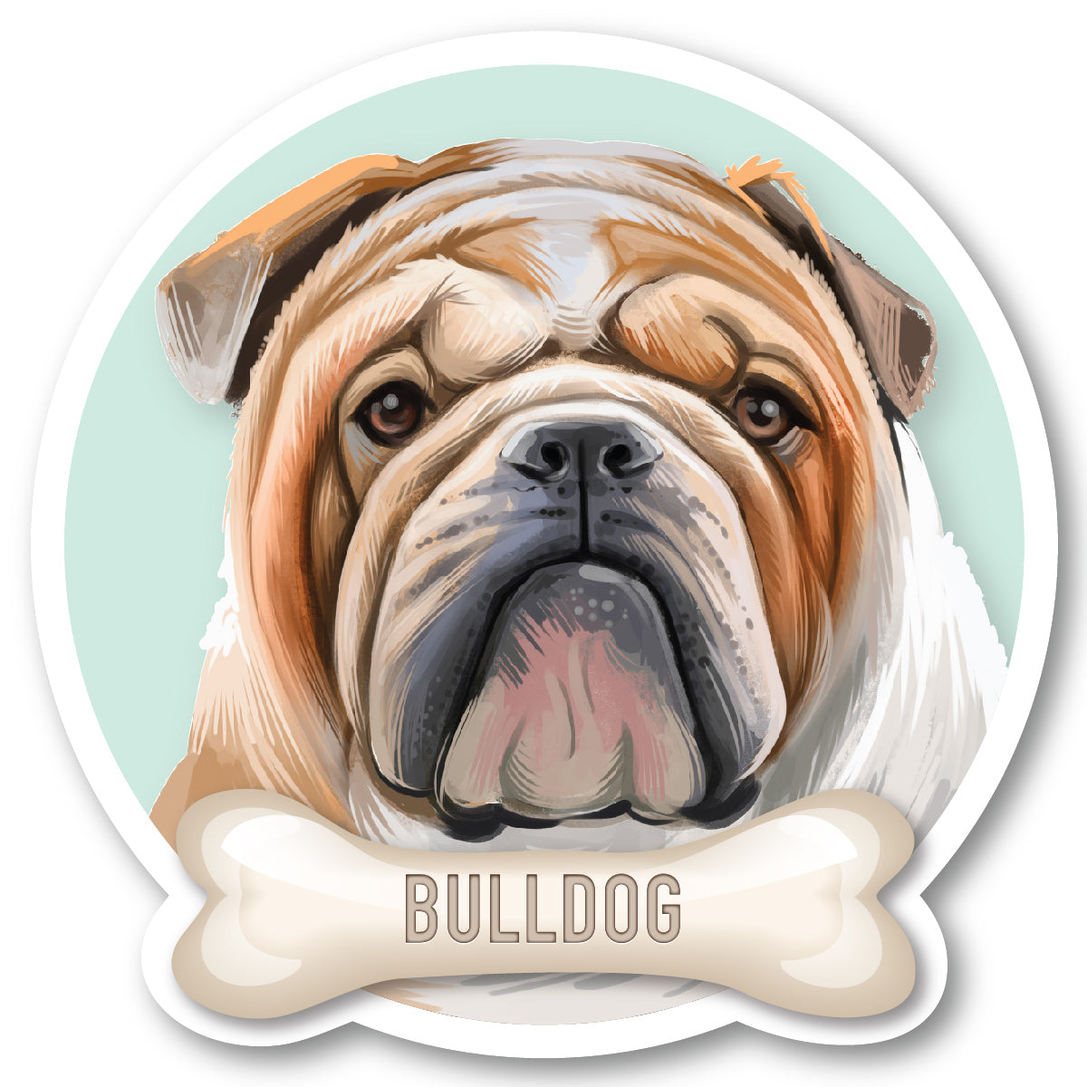 Bulldog 2 Vinyl Sticker