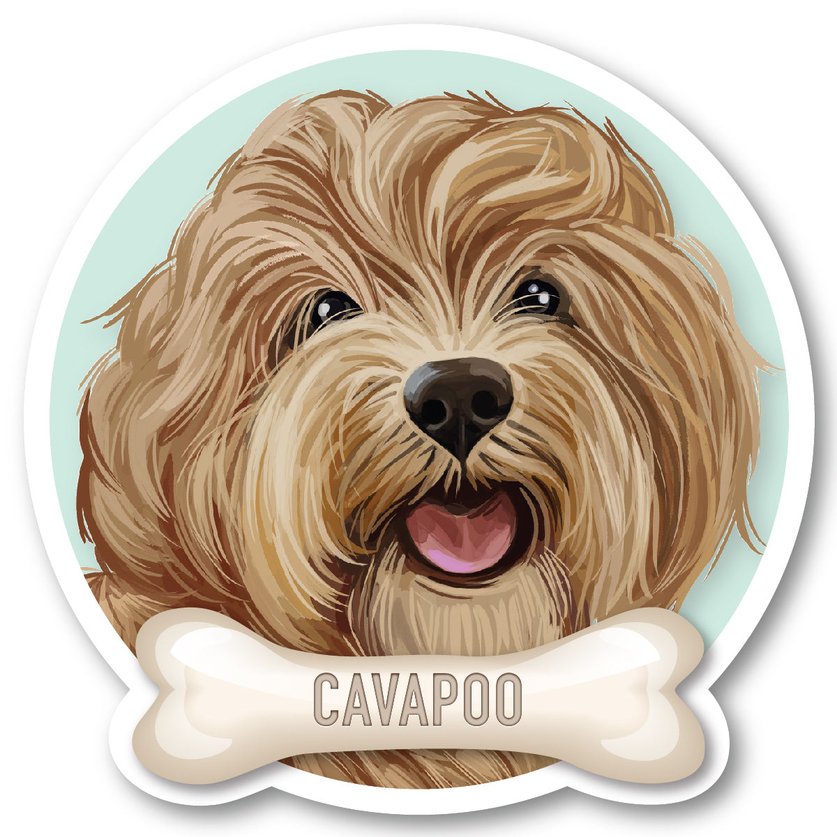 Cavapoo Vinyl Sticker