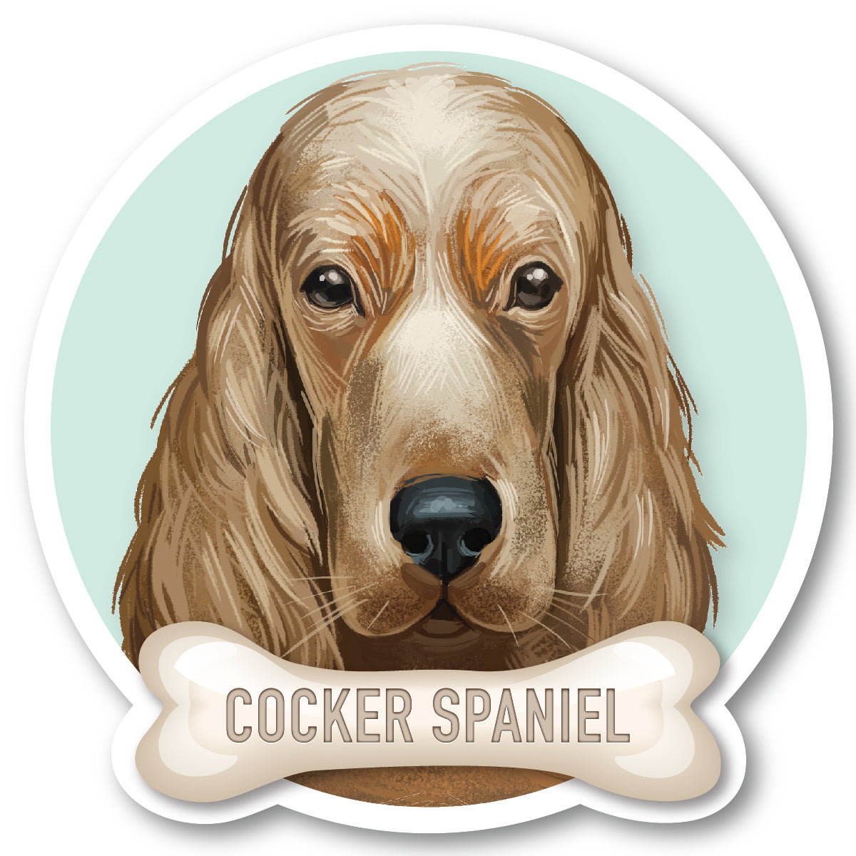 Cocker Spaniel Vinyl Sticker