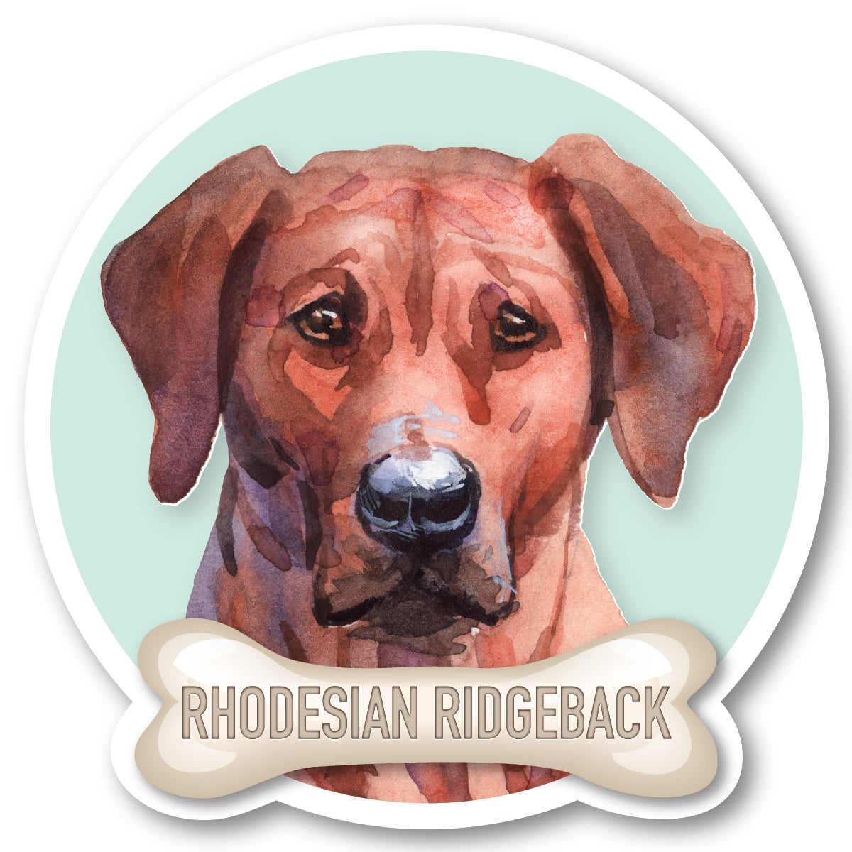 Rhodesian Ridgeback Vinyl Sticker