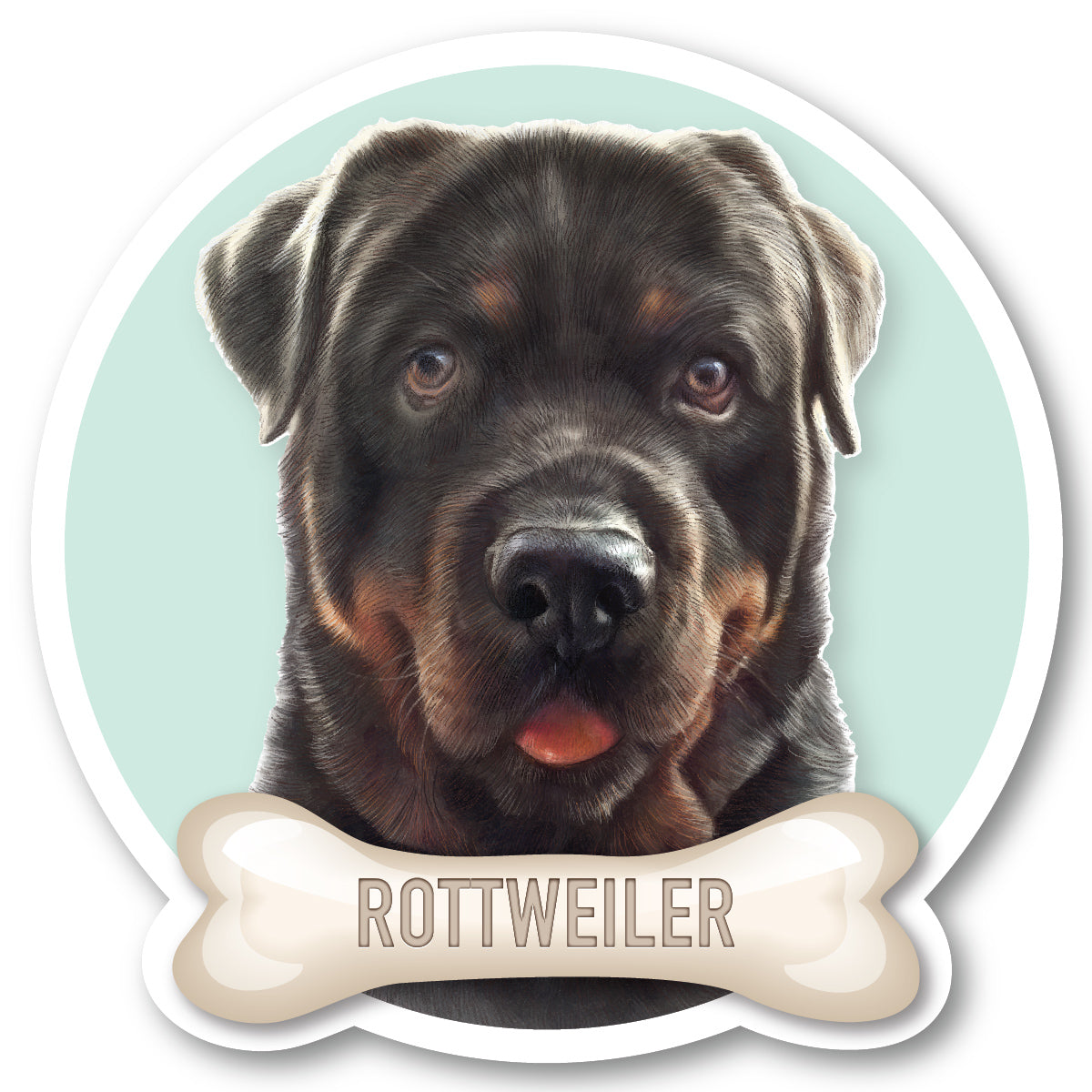 Rottweiler Vinyl Sticker
