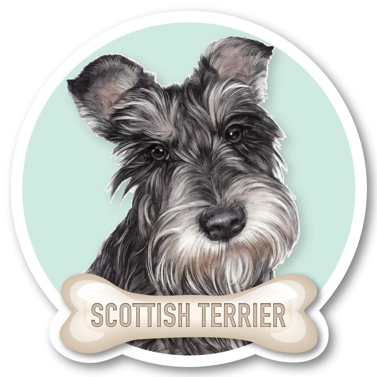 Scottish Terrier Vinyl Sticker