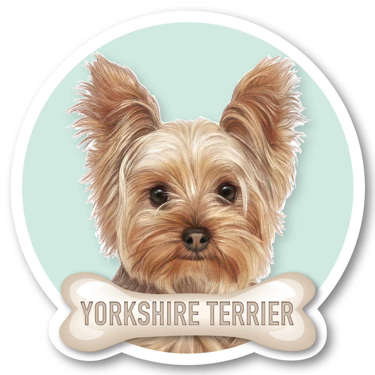 Yorkshire Terrier Vinyl Sticker
