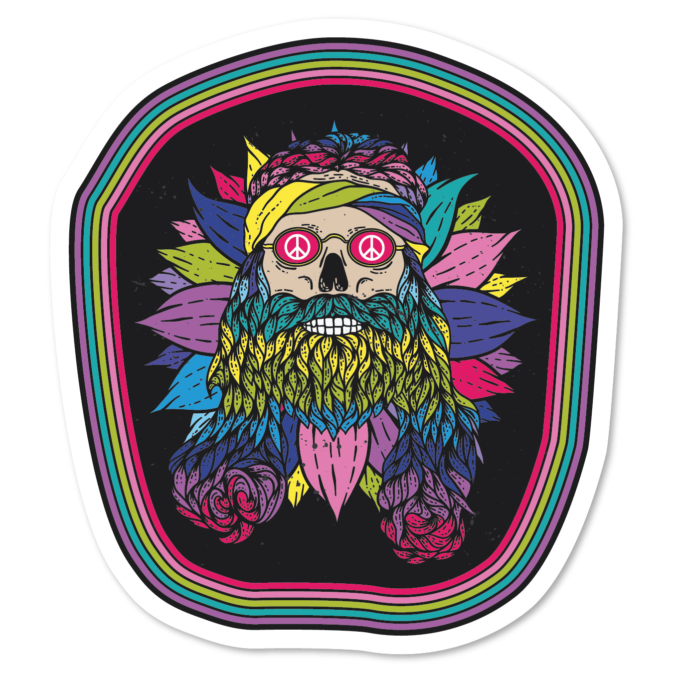 KC5-002 | Hippie Dude Beard Peace Sunglasses