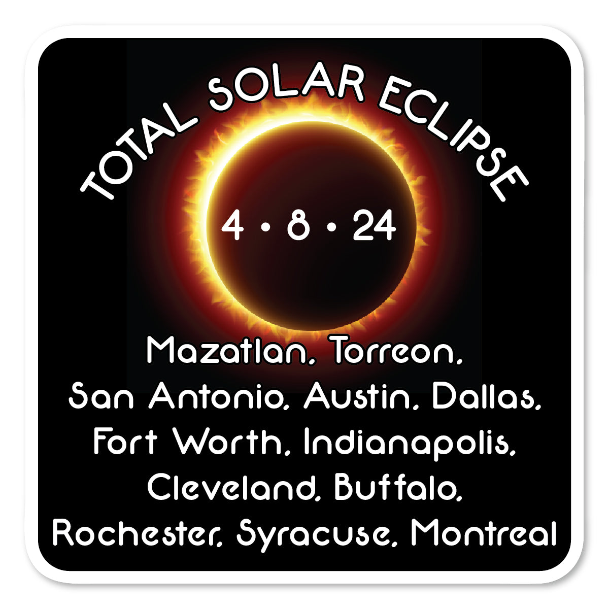 SP-006 | Total Eclipse Locations '24