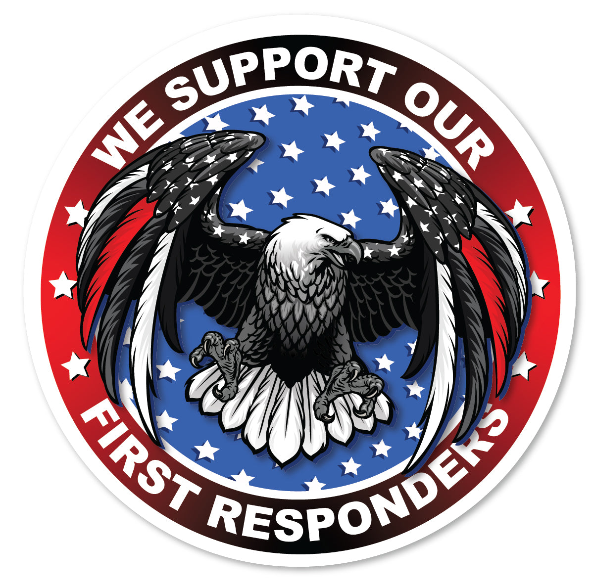 SP-093 | We Support Our First Responders Eagle