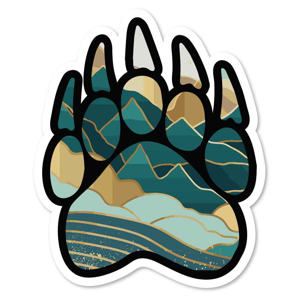 SPP-012 | Stained Glass Bear Paw